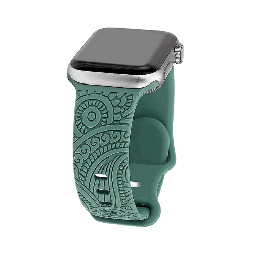 Pulso Nuvola Mándala Verde para Apple Watch