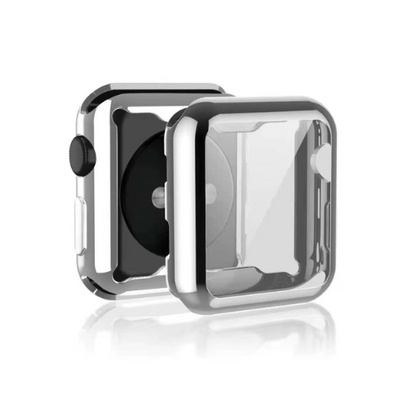 Case Protector Plateado para Apple Watch