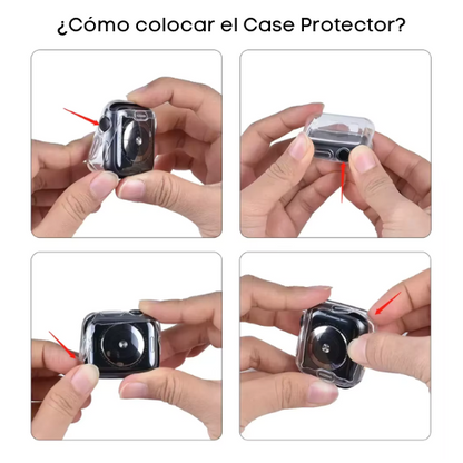 Pulso y Case Carey Rosado para Apple Watch