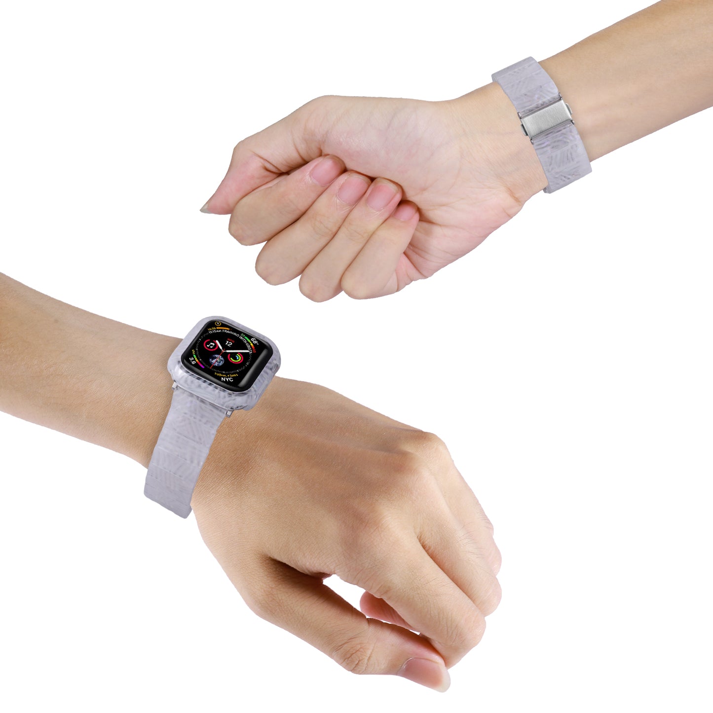 Pulso y Case Carey Blanco para Apple Watch