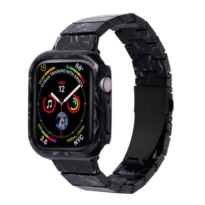 Pulso y Case Carey Negro para Apple Watch